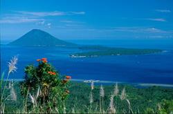 Manado Tur - Bunaken Marine Park view from Siladen island.